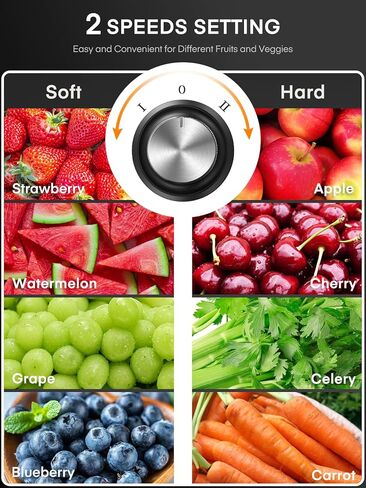 آلات عصارة، عصارة جويليست للفواكه والخضروات الكاملة بالطرد المركزي مع مجرى طعام بعرض 3 بوصة، مع وظيفة مضادة للتنقيط ومضادة للانزلاق، سرعتان، سهلة التنظيف، الوصفة متضمنة، مع فرشاة، 400 وات in Kuwait