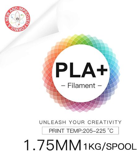 INLAND Micro Center PLA+ خيوط طابعة ثلاثية الأبعاد 1.75 مم - بني، دقة أبعاد PLA Pro +/- 0.03 مم - 1 كجم بكرة (2.2 رطل) "طابعات FDM/FFF" خيوط خالية من الانسداد in Kuwait