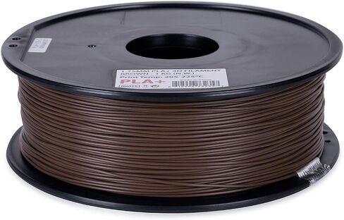 INLAND Micro Center PLA+ خيوط طابعة ثلاثية الأبعاد 1.75 مم - بني، دقة أبعاد PLA Pro +/- 0.03 مم - 1 كجم بكرة (2.2 رطل) "طابعات FDM/FFF" خيوط خالية من الانسداد in Kuwait