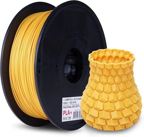 INLAND Micro Center PLA+ خيوط طابعة ثلاثية الأبعاد 1.75 مم - بني، دقة أبعاد PLA Pro +/- 0.03 مم - 1 كجم بكرة (2.2 رطل) "طابعات FDM/FFF" خيوط خالية من الانسداد in Kuwait