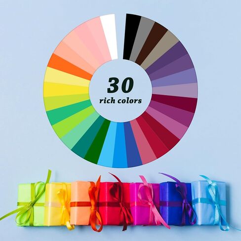 120 Sheets Tissue Paper for Gift Bags 30 Colors - 14" x 20" Tissue Paper Bulk Gift Paper Tissue for Gift Wrapping, Arts Crafts, Party Decorations and DIY Paper Flower Pom Pom in Saudi Arabia
