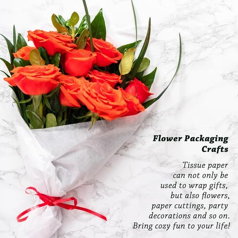 120 Sheets Tissue Paper for Gift Bags 30 Colors - 14" x 20" Tissue Paper Bulk Gift Paper Tissue for Gift Wrapping, Arts Crafts, Party Decorations and DIY Paper Flower Pom Pom in Saudi Arabia