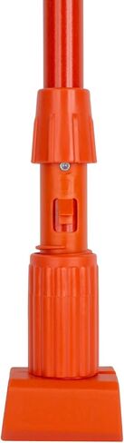 SPARTA 369475EC14 Fiberglass Mop Handle, Jaw Style Mop With Swivel Hang Up Cap For Cleaning, Commercial, Residential, 60 Inches, Blue in Saudi Arabia