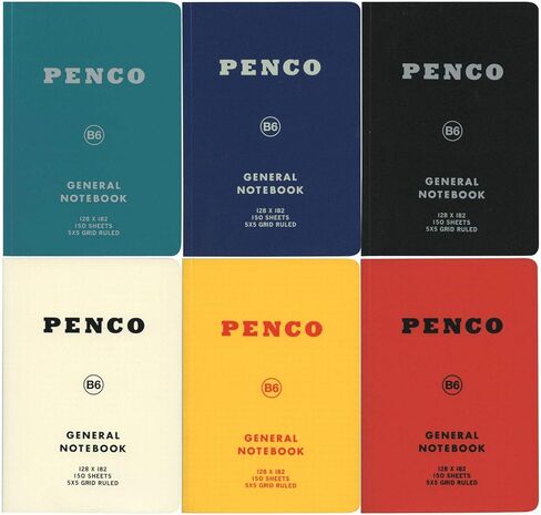 HIGHTIDE Hi Tide Penko Notebook B7 Square Red CN158 in Saudi Arabia