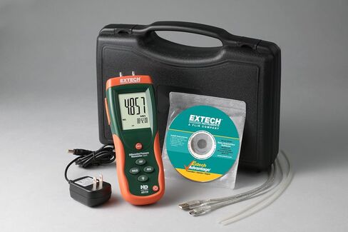 Extech HD350 Pitot أنبوب مقياس شدة الريح ومقياس الضغط التفاضلي in Kuwait