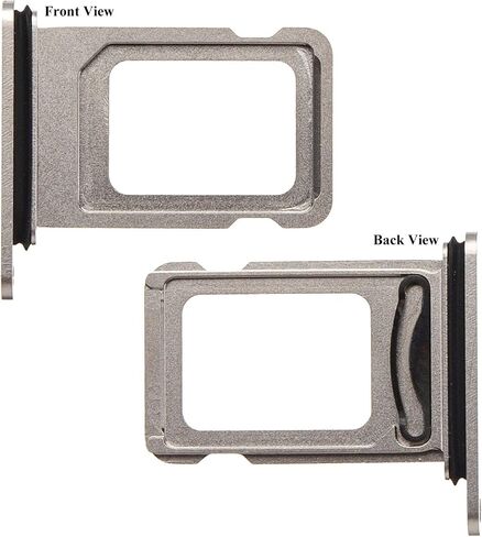 LNONLS Dual SIM Card Tray Slot Holder Replacement for iPhone 13 Pro/13 Pro Max with Waterproof Rubber Ring and Sim Card Tray Open Eject Pin(All Carriers) (Gold) in Saudi Arabia