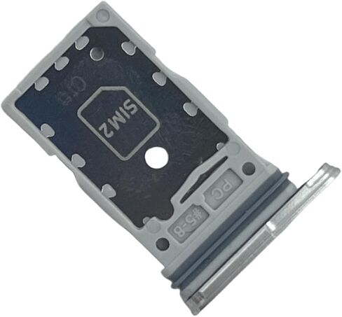 LNONLS OEM Galaxy S24 ثنائي فتحة بطاقة SIM استبدال حامل فتحة بطاقة SIM لهاتف Samsung Galaxy S24 Plus علبة بطاقة SIM S24+ 5G SM-S921U S926U مع دبوس إخراج مفتوح لدرج بطاقة Sim (رمادي رخامي) in Kuwait
