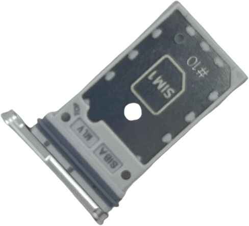 LNONLS OEM Galaxy S24 ثنائي فتحة بطاقة SIM استبدال حامل فتحة بطاقة SIM لهاتف Samsung Galaxy S24 Plus علبة بطاقة SIM S24+ 5G SM-S921U S926U مع دبوس إخراج مفتوح لدرج بطاقة Sim (رمادي رخامي) in Kuwait