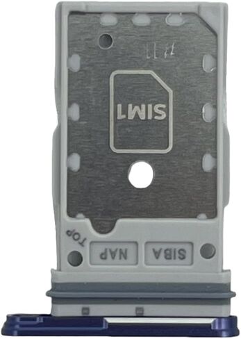 LNONLS OEM Galaxy S24 ثنائي فتحة بطاقة SIM استبدال حامل فتحة بطاقة SIM لهاتف Samsung Galaxy S24 Plus علبة بطاقة SIM S24+ 5G SM-S921U S926U مع دبوس إخراج مفتوح لدرج بطاقة Sim (رمادي رخامي) in Kuwait