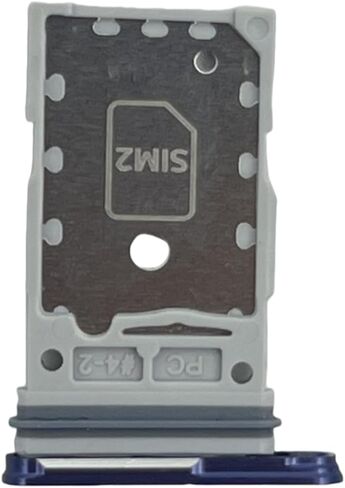 LNONLS OEM Galaxy S24 ثنائي فتحة بطاقة SIM استبدال حامل فتحة بطاقة SIM لهاتف Samsung Galaxy S24 Plus علبة بطاقة SIM S24+ 5G SM-S921U S926U مع دبوس إخراج مفتوح لدرج بطاقة Sim (رمادي رخامي) in Kuwait