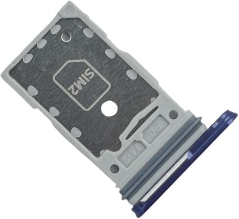 LNONLS OEM Galaxy S24 ثنائي فتحة بطاقة SIM استبدال حامل فتحة بطاقة SIM لهاتف Samsung Galaxy S24 Plus علبة بطاقة SIM S24+ 5G SM-S921U S926U مع دبوس إخراج مفتوح لدرج بطاقة Sim (رمادي رخامي) in Kuwait