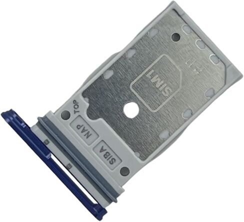 LNONLS OEM Galaxy S24 ثنائي فتحة بطاقة SIM استبدال حامل فتحة بطاقة SIM لهاتف Samsung Galaxy S24 Plus علبة بطاقة SIM S24+ 5G SM-S921U S926U مع دبوس إخراج مفتوح لدرج بطاقة Sim (رمادي رخامي) in Kuwait