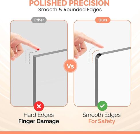 حامل كتب أكريليك ممتاز (11 × 7 بوصات) حامل عرض كتب شفاف، حامل كتب أنيق للكتب والأجهزة اللوحية وكتب الطبخ - تصميم أنيق لزاوية عرض مثالية in Kuwait