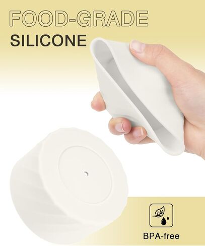 عبوتان ملونتان من السيليكون ذات أكمام كأس وأغطية سفلية تناسب كوب ستانلي كوينشر H2.0 سعة 40 أونصة 30 أونصة بمقبض، ستانلي آيس فلو فليب 20 أونصة 30 أونصة، زجاجة مياه قارورة مائية 12-24 أونصة in Kuwait