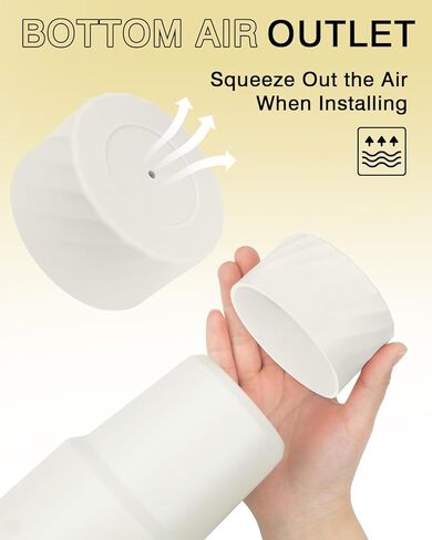 عبوتان ملونتان من السيليكون ذات أكمام كأس وأغطية سفلية تناسب كوب ستانلي كوينشر H2.0 سعة 40 أونصة 30 أونصة بمقبض، ستانلي آيس فلو فليب 20 أونصة 30 أونصة، زجاجة مياه قارورة مائية 12-24 أونصة in Kuwait