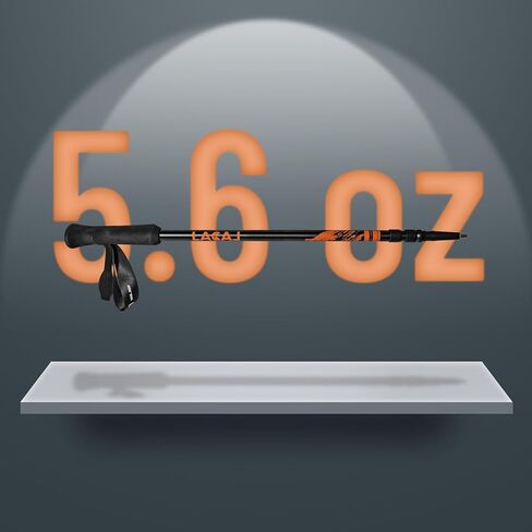 أقطاب الرحلات G2 - خفيفة الوزن 5.6 أوقية/ ألومنيوم من فئة الطائرات/ مقبض من إسفنج EVA/ حزام معصم قابل للتعديل لحقائب الظهر والمشي لمسافات طويلة والتخييم (عبوة من قطبين) أسود/برتقالي/أزرق/أحمر in Kuwait