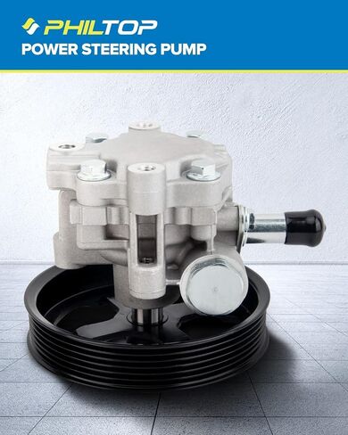 PHILTOP 20-1401 Power Steering Pump for Edge 2007-2010, MKZ 2007-2010, MKX 2007-2010, Fusion Sport 2010-2012, MKZ Base 2011 2012, Power Steering Wheel Pump 7H6Z3A696A, 7T4Z3A696A, 8T433A696AA in Saudi Arabia