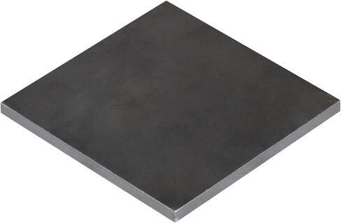 eoere 6 PCS 4" Heavy Duty Steel Sheet Base Plate Flat Straight Backing Plate, Flat Square Sheet, 4 Gauge Steel Thickness 7/32"(5.8mm) in Saudi Arabia