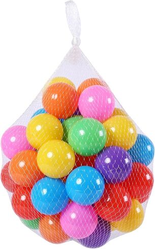 كرة DintdigePit للأطفال الصغار، ألعاب ممتعة للحيوانات الأليفة للعب الكرة في حوض السباحة، لعب داخلي وخارجي مع حقيبة تخزين، حزمة من 100، ألعاب مائية لحمام السباحة للأطفال، حمام سباحة للأطفال، تزيين الحفلات in Saudi Arabia