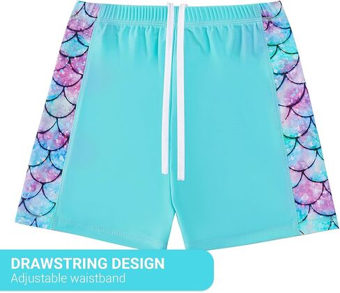JiAmy Girls Swimsuits - Two Piece Bathing Suit Short Sleeve Rash Guard Set UPF 50+ Beach Swimwear for Kids 4-12 Years in Saudi Arabia