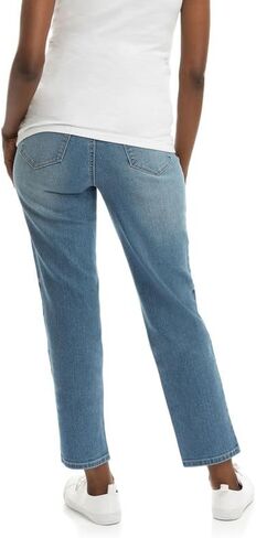 1822 Denim Kinsley Maternity Collection: Eco-Conscious 28-Inch Straight-Leg Jeans with Comfort Stretch Belly Band in Saudi Arabia
