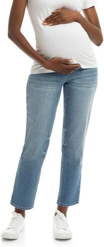 1822 Denim Kinsley Maternity Collection: Eco-Conscious 28-Inch Straight-Leg Jeans with Comfort Stretch Belly Band in Saudi Arabia