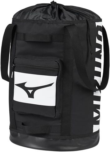 Mizuno Baseball,Softball Tote Bag Holds 8 Dozen Baseballs/4 Dozen Softball,Weather Resistant Bottom,External Valuables Pocket in Saudi Arabia