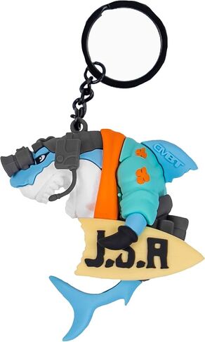Tactiduck Novelty Rubber Duck Keychain - Durable Key Chain Duck Accessory - Cute Quirky Rubber Duck Keychain for Keys Bags in Saudi Arabia