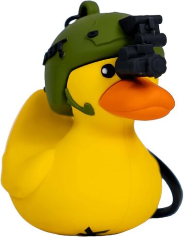 Tactiduck Novelty Rubber Duck Keychain - Durable Key Chain Duck Accessory - Cute Quirky Rubber Duck Keychain for Keys Bags in Saudi Arabia
