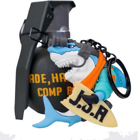 Tactiduck Novelty Rubber Duck Keychain - Durable Key Chain Duck Accessory - Cute Quirky Rubber Duck Keychain for Keys Bags in Saudi Arabia