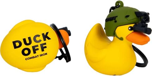 Tactiduck Novelty Rubber Duck Keychain - Durable Key Chain Duck Accessory - Cute Quirky Rubber Duck Keychain for Keys Bags in Saudi Arabia