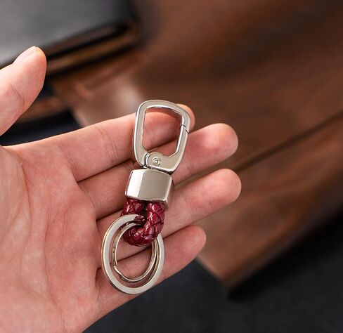 Nutale Key Ring Clip, Car Keychain Clip, Key Chain Ring for Men and Women (Red) in Kuwait