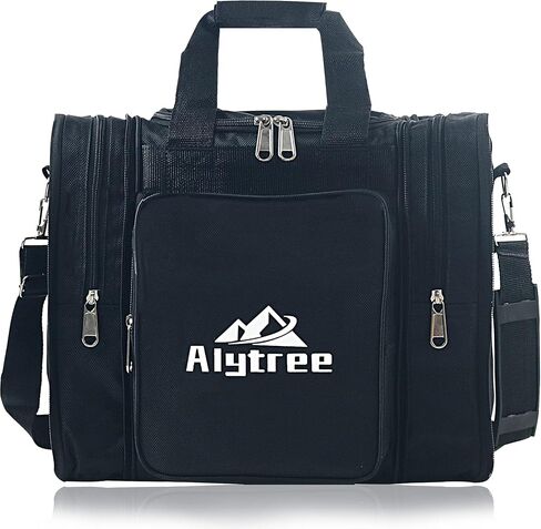 حقيبة بولينج غير قابلة للطي، حقيبة كرة بولينج مع جيبين قابلين للسحب، حقيبة بولينج قابلة للتعديل مع حامل كرة مبطن يناسب أكياس البولينج كرة واحدة وأحذية تصل إلى مقاس الرجال 14 in Kuwait