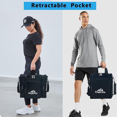 حقيبة بولينج غير قابلة للطي، حقيبة كرة بولينج مع جيبين قابلين للسحب، حقيبة بولينج قابلة للتعديل مع حامل كرة مبطن يناسب أكياس البولينج كرة واحدة وأحذية تصل إلى مقاس الرجال 14 in Kuwait