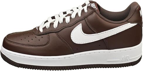 حذاء Nike Air Force 1 Low Retro Qs للرجال مقاس 8.5 بلون الشوكولاتة/الأبيض in Saudi Arabia