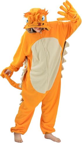 زي نيسيي للبالغين على شكل سحلية على شكل حيوان، ملابس نوم منزلية للهالوين والكريسماس، ملابس نوم للنساء والرجال in Kuwait