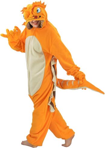 زي نيسيي للبالغين على شكل سحلية على شكل حيوان، ملابس نوم منزلية للهالوين والكريسماس، ملابس نوم للنساء والرجال in Kuwait