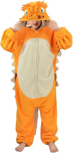 زي نيسيي للبالغين على شكل سحلية على شكل حيوان، ملابس نوم منزلية للهالوين والكريسماس، ملابس نوم للنساء والرجال in Kuwait