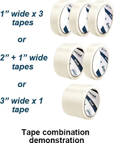 موزع شريط عريض جدًا من Excell ET-13381؛ القطر الأساسي 3 بوصات؛ متوافق مع عرض الشريط 1 و2 و3 بوصات؛ 55 مم أقصى مدى C- المشبك؛ البناء المعدني الثقيل. شفرة مقاومة؛ الشريط غير متضمن in Kuwait