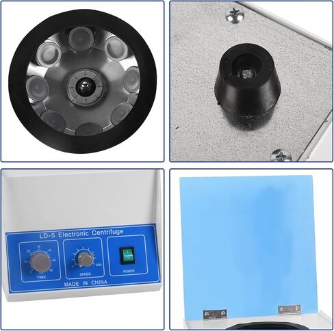 LFGUD آلة الطرد المركزي الكهربائية 50 مل × 8 أنابيب آلة الطرد المركزي مختبر الفوق جهاز طرد مركزي طبي مع مؤقت والتحكم في السرعة لبلازما PRP الدم PRP، 4000 دورة في الدقيقة، 110 فولت 60 هرتز in Kuwait