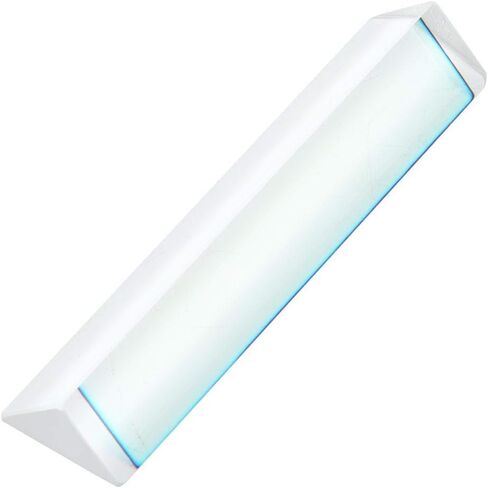Walfront Optical Glass Triangular Prism K9 Optical Glass Prism Crystal Rainbow Maker for Decoration Physics Education Teaching Light Spectrum Photo Photography Prism Tool Gift (15 * 15 * 87mm) in Saudi Arabia