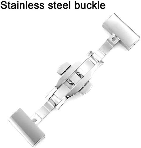 Wentokye 22mm Curved Lug End Watch Strap For Mido Ocean Star M026.430A series Replacement Sport Watch Band with deployment buckle in Saudi Arabia