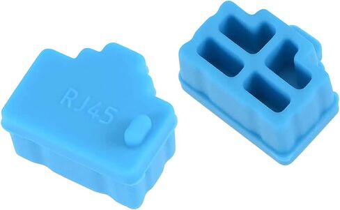 30 قطعة غطاء غبار مقبس RJ45، قابس واقي غطاء غطاء مضاد للغبار RJ45 يحمي منفذ محور إيثرنت لمنفذ RJ45 أنثى للتلفزيون والكمبيوتر والأجهزة الأخرى (أصفر) in Kuwait