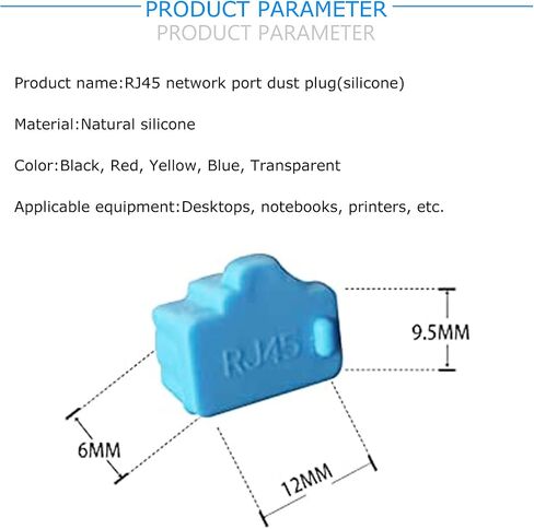 30 قطعة غطاء غبار مقبس RJ45، قابس واقي غطاء غطاء مضاد للغبار RJ45 يحمي منفذ محور إيثرنت لمنفذ RJ45 أنثى للتلفزيون والكمبيوتر والأجهزة الأخرى (أصفر) in Kuwait