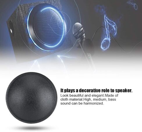 10PCS 75mm/2.95in Cloth Speaker Dust Cap with Elasticity in Saudi Arabia