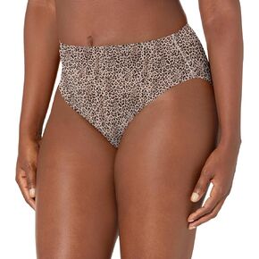 Bali Women's Comfort Revolution Easylite Hi-Cut Panty, DFEL62, Rustic Berry Red, 6 in Kuwait