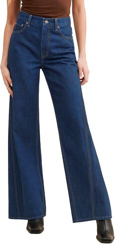 Sidefeel Women's Baggy Wide Leg Jeans High Waisted Straight Leg 2025 Fall Outfits Denim Pants in Saudi Arabia