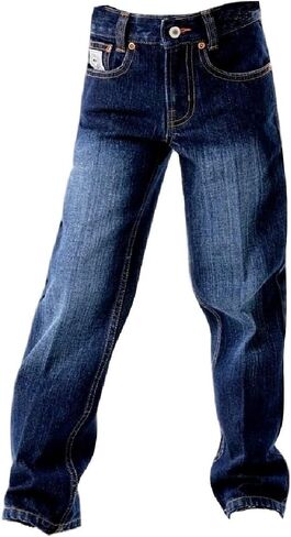 Cinch Boy's Regular White Label Jeans Blue 16 REG in Saudi Arabia