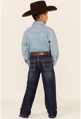 Cinch Boy's Regular White Label Jeans Blue 16 REG in Saudi Arabia