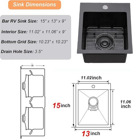 33 Inch Farmhouse Kitchen Sink 304 Stainless Steel Sinks Apron Front Single Bowl Kitchen Sink Workstation with Accessories, Flat Ledge Farmhouse Style in Kuwait